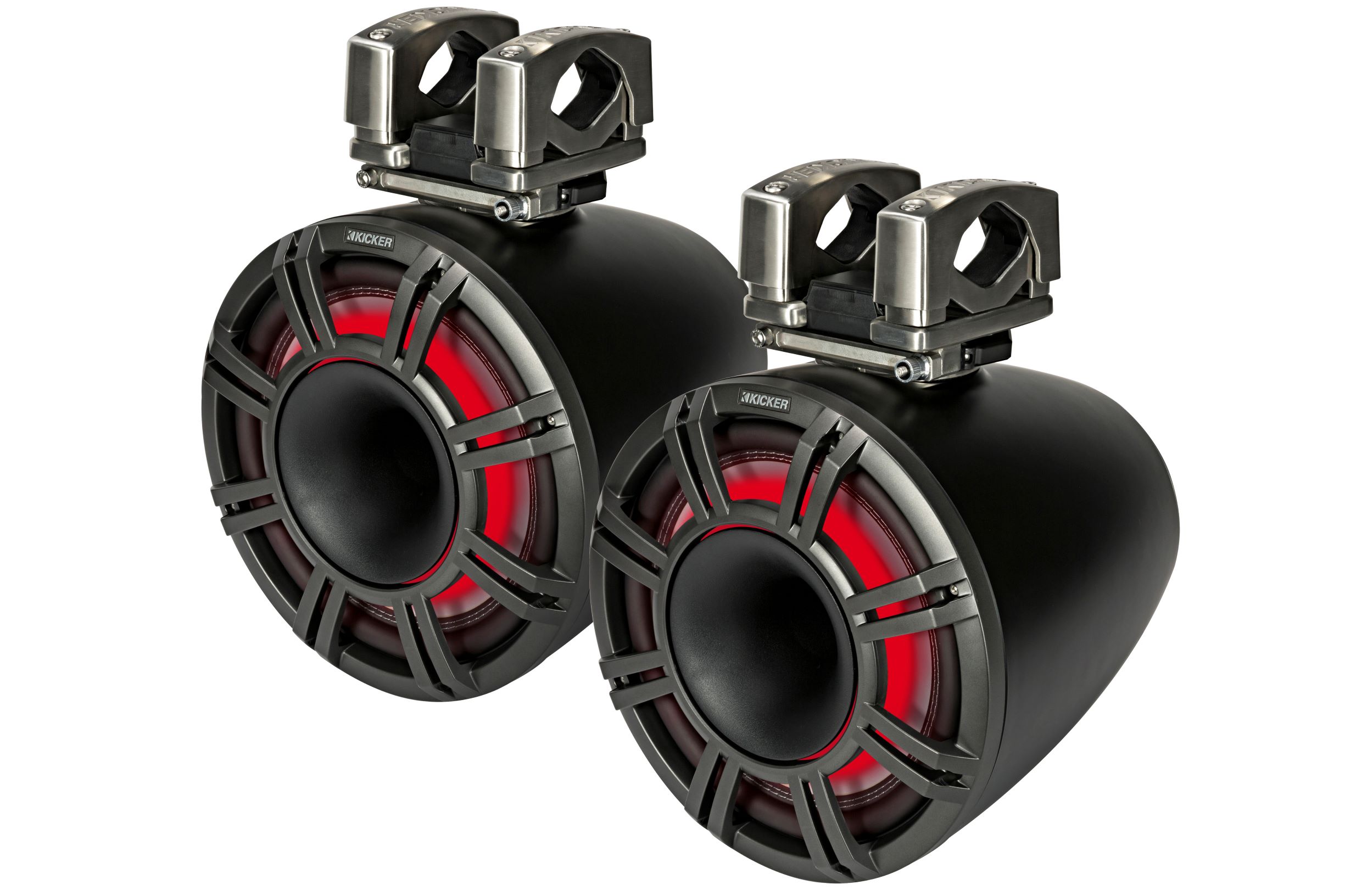 44KMTC114- 11" LED 300 Watts RMS Tower Speakers Black