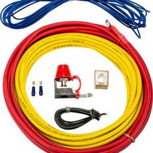 47KMPK8 - 8 Gauge Marine Amp Power Kit